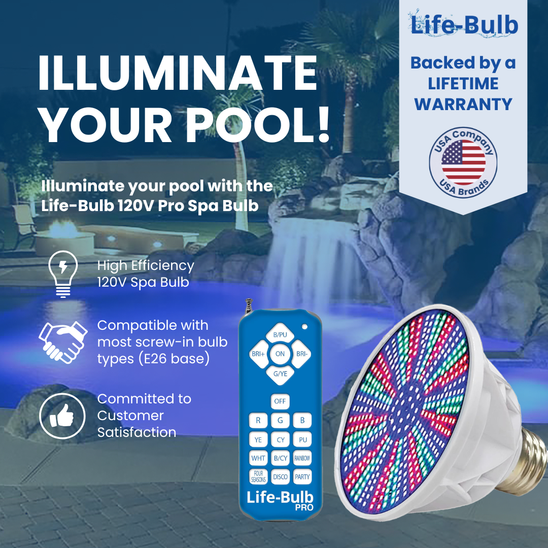 Life-Bulb 120V 40W PRO LED Spa Bulb (E26 Base) | Lifetime Warranty – No ...