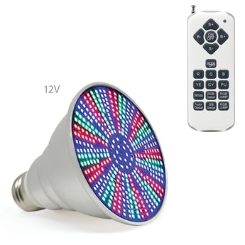 Life-Bulb Color RGB-W LED Spa Bulb (E26/E27 Base) | Replaces Pentair & Hayward In-Ground Fixtures (12V Low Voltage / 10W) | Lifetime Replacement Program