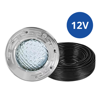 Life-Bulb 6" Color LED Inground Spa Light (100ft Cord) | Replaces Pentair IntelliBrite 5G Spa (12V) | Lifetime Replacement Program