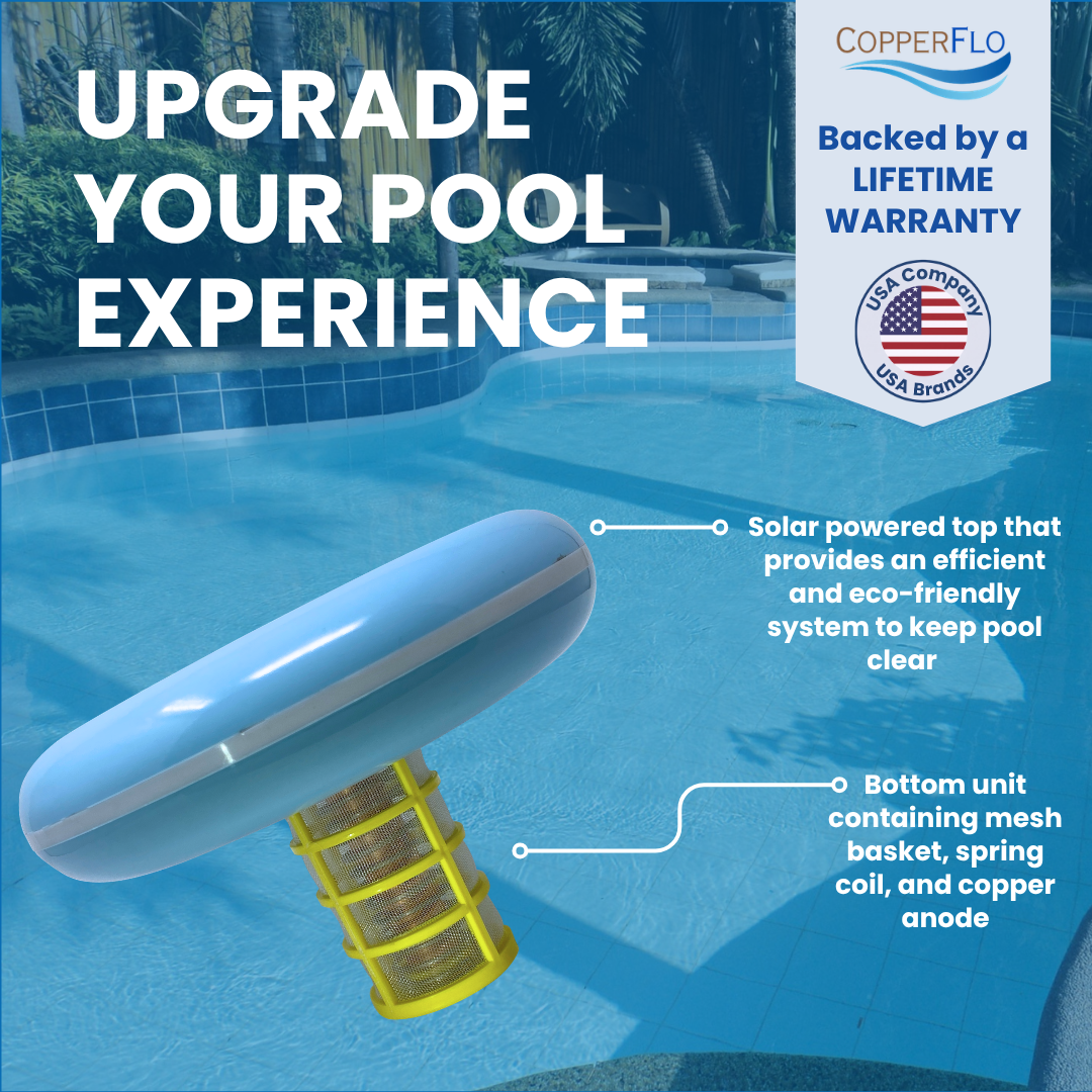 Solar Copper Pool CopperFlo Solar Pool Ionizer with Lifetime Warranty – No More Green ...