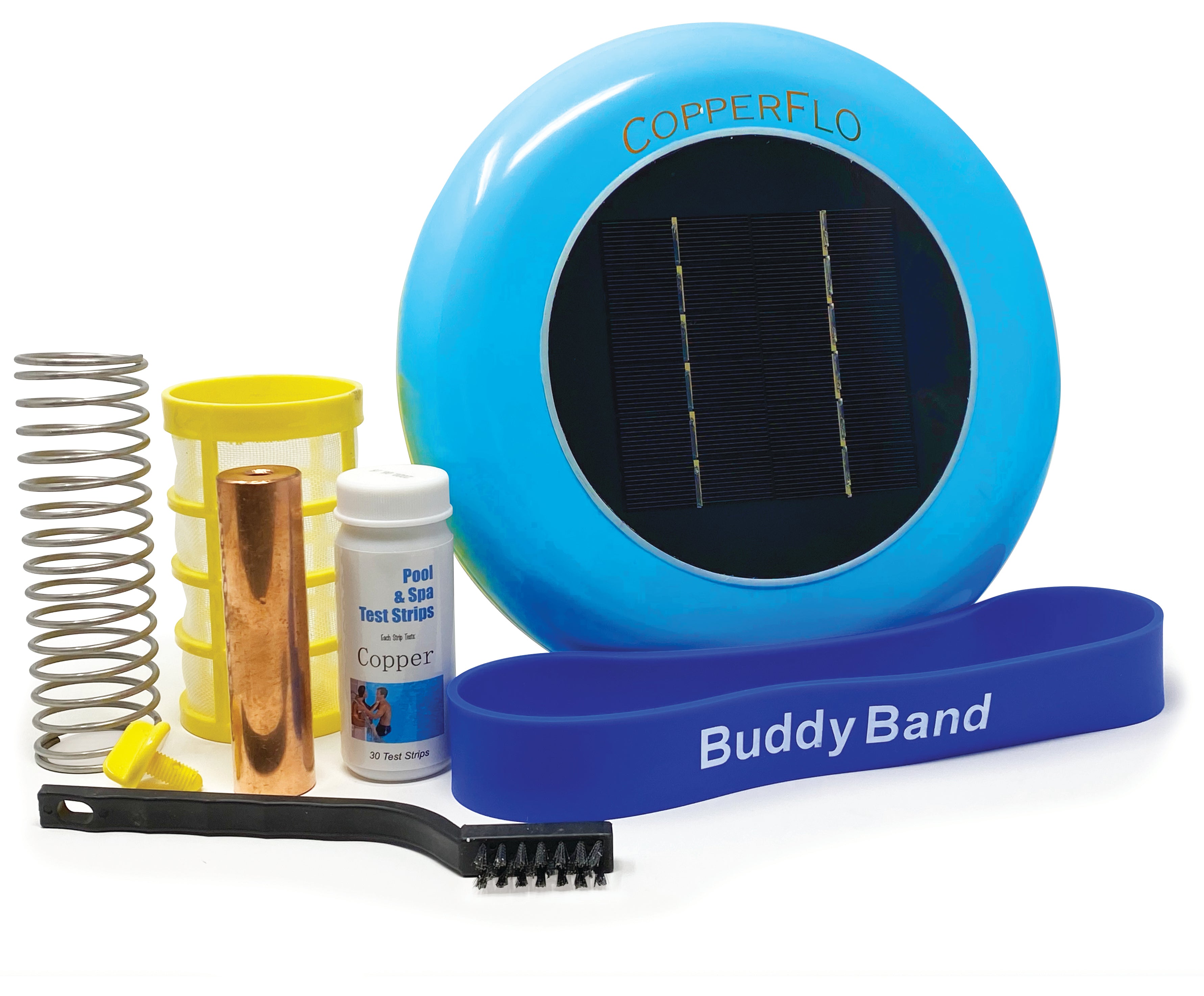 Copper Pool Cleaner Solar Pool Ionizers and Accessories – No More Green Technologies