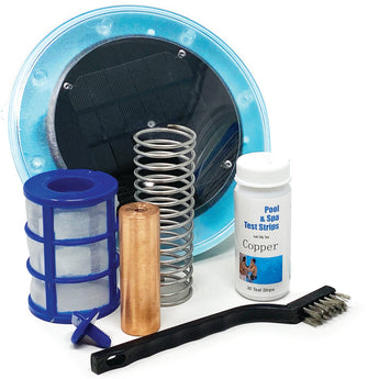 No More Green™ Original Solar Pool Ionizer (Up to 35K Gallons) | Inground & Above Ground Pools | Lifetime Replacement Program
