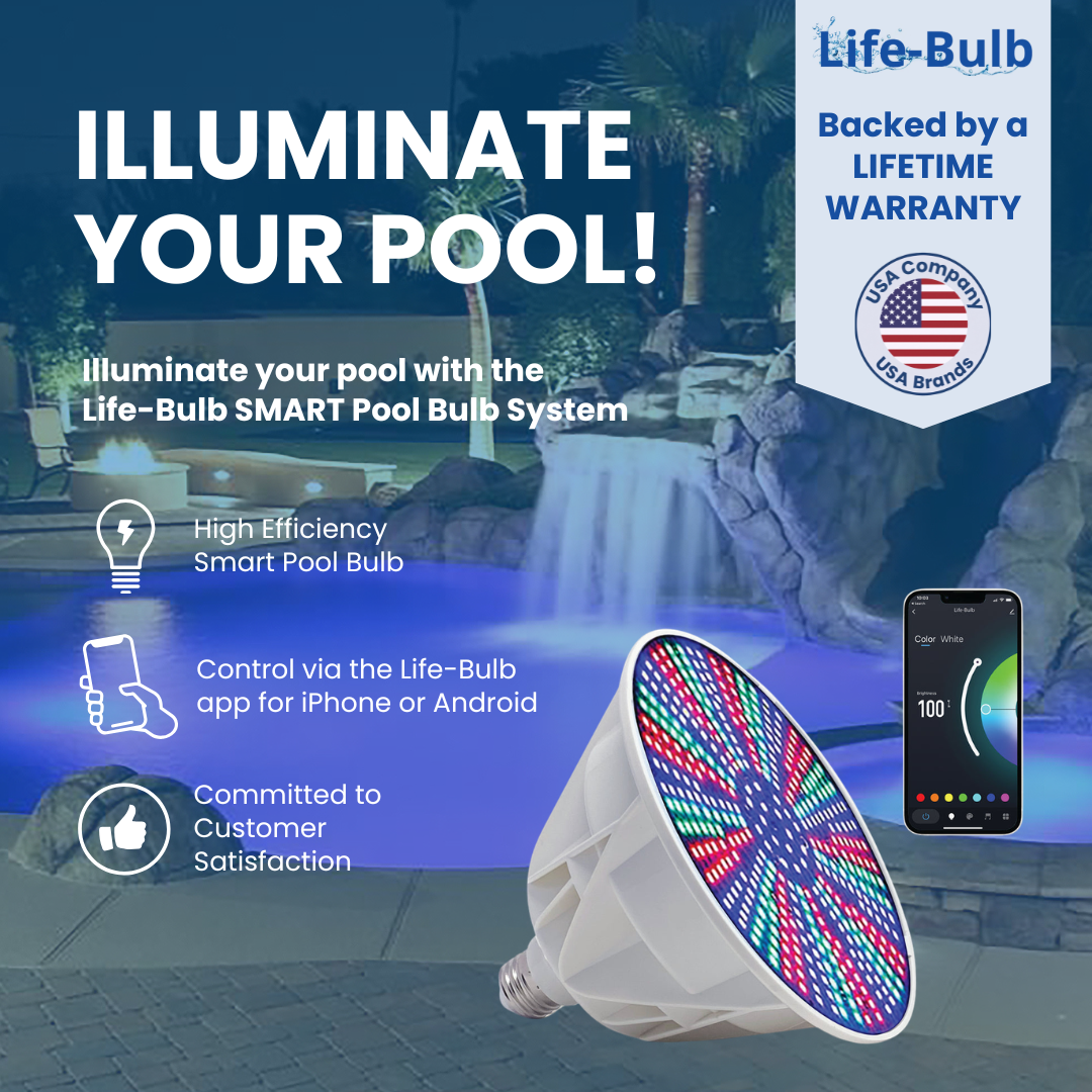 Led Pool Replacement Bulbs Life-Bulb Smart LED Pool Bulb System | Lifetime Warranty – No More ...