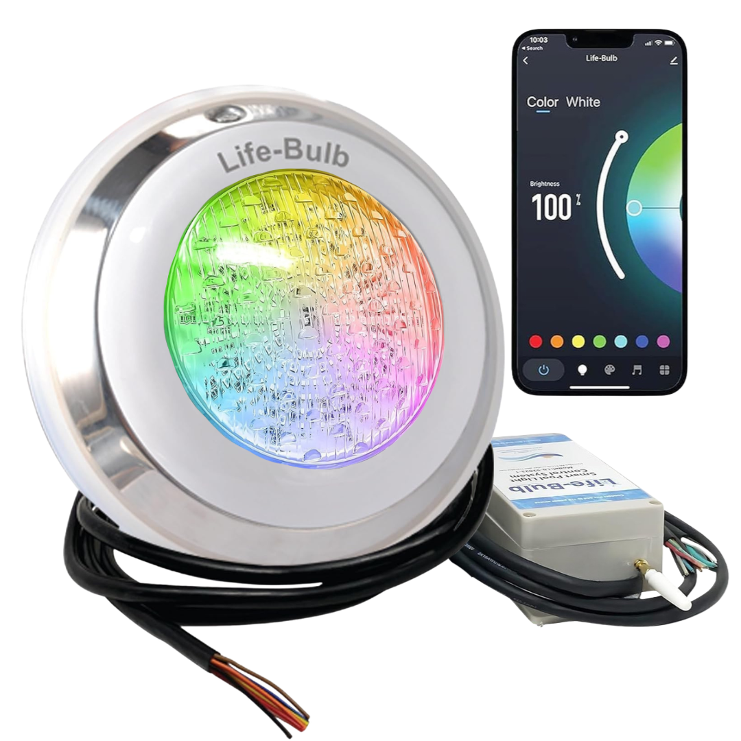 Spa Light Module Life-Bulb Smart Wall-Mount LED Spa Light System (110V/120V) | Lifetime ...