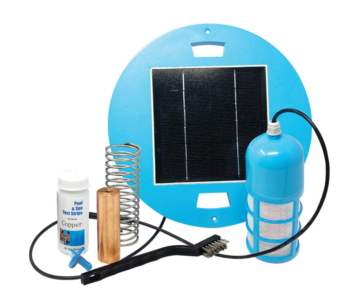 Pool Biotic Solar Pool Ionizer | 85% Less Chlorine | Lifetime Replacement Warranty | Kill Algae in Pool | Longest Lasting Copper Anode | 25% More Ions | Keeps Pool Cleaner | Up to 45,000 gallons