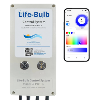Life-Bulb Smart Control System Controller Box | For 1.5-inch, 6-inch (12V Only), & 10-inch Lights (12V Only) | 120V System Line Connection | Lifetime Replacement Program
