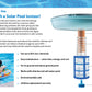 No More Green™ Original Solar Pool Ionizer | 85% Less Chlorine | Lifetime Replacement Warranty | Kill Algae | Pool Up To 35,000 Gal